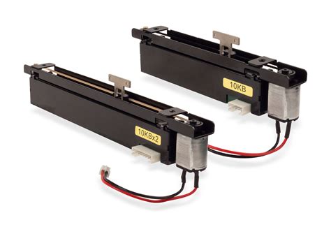 They are simple to set-up. . Motorised slide potentiometer